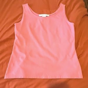 Pink Tanktop: Geoffrey Beene - Size S